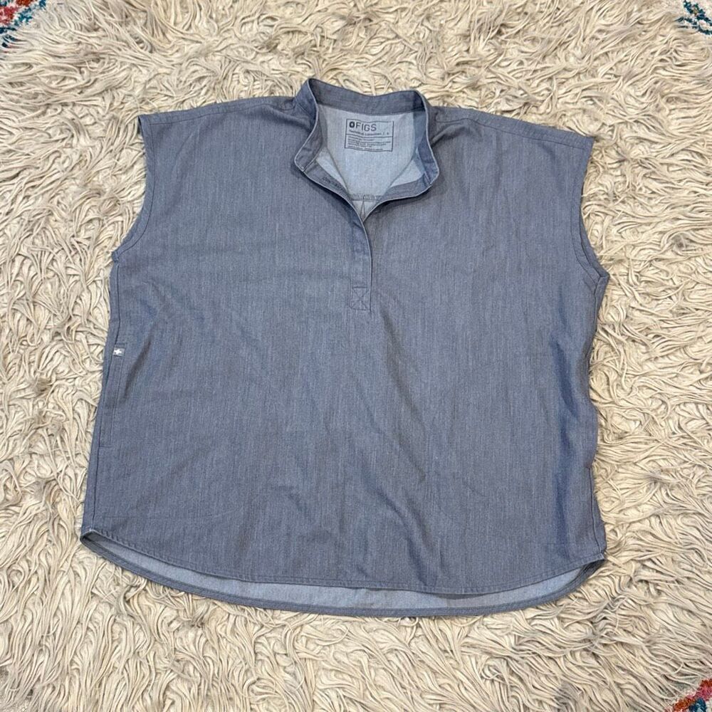 Figs Rafaela scrub top size large gray